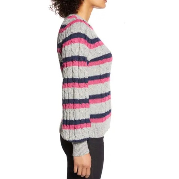 Halogen X Atlantic-Pacific Cable Knit Sweater - Picture 10 of 13